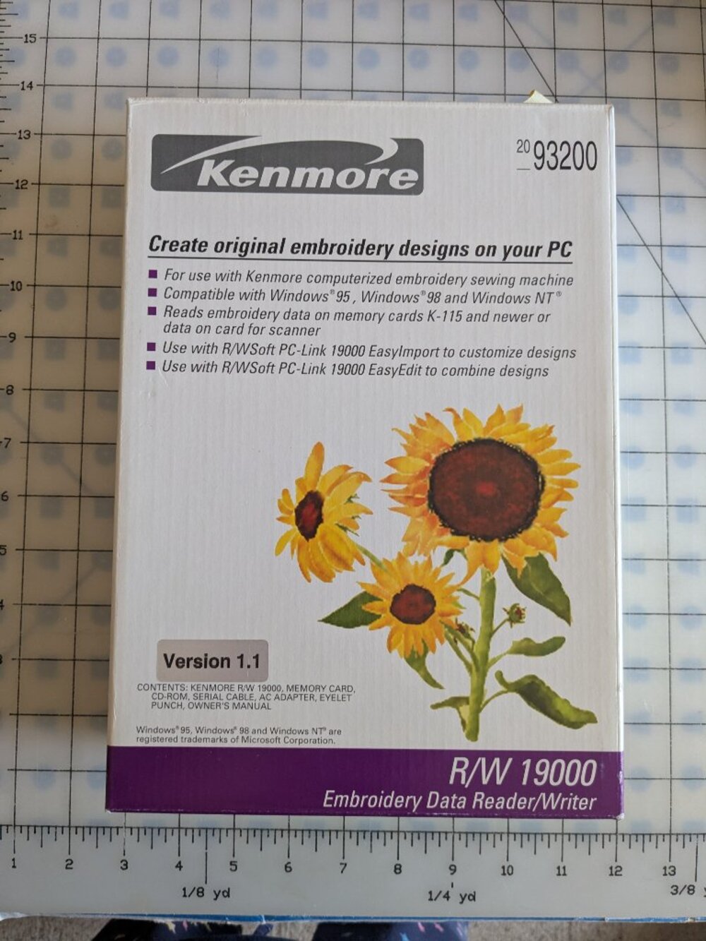 Kenmore R/W 19000 Embroidery Data Reader Writer Box Kit V1.1